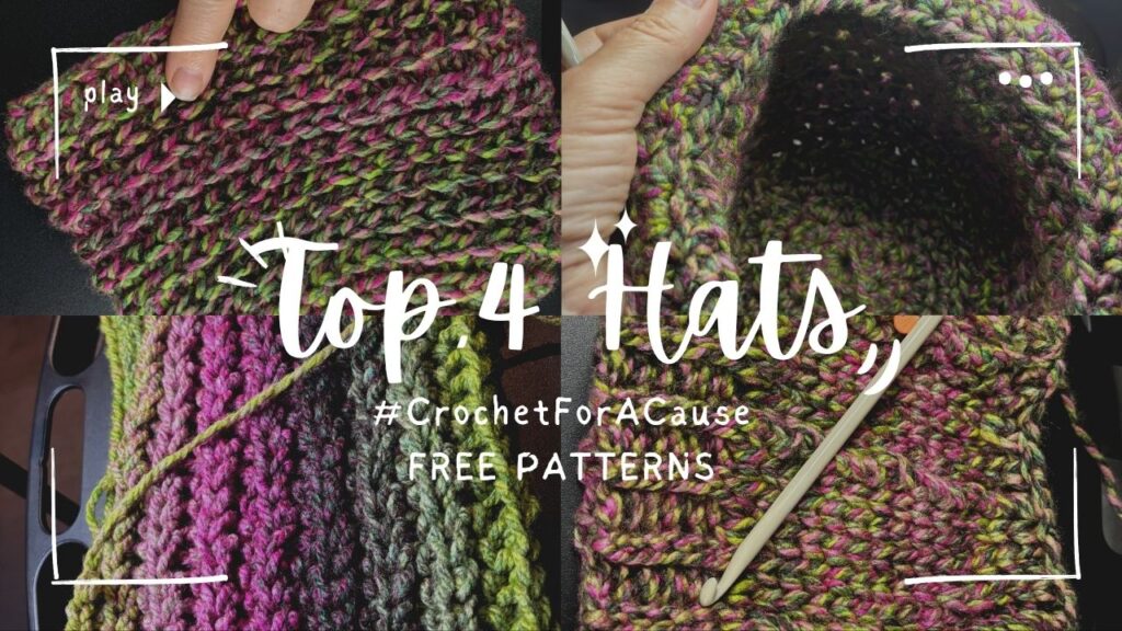 My 4 Favourite Fall/Winter Crochet Hats